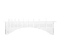 CALLARON Boîte 1 Pièce Peigne à limite de cheveux troummers porte-tondeuse peigne tondeuse universel fournitures de barbier organisateur d'outils de cheveux blanche