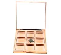 CALLARON boîte de fard à paupières vide palette briller noir le fard à paupières plateau de maquillage vide plateau de rouge à lèvres vide plaque de maquillage Plastique