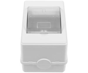 CALLARON Boîte de Jonction Électrique 3 Voies Ip65 Étanche en Abs et PC Fenêtre Transparente, Tableau Électrique Intérieur et Extérieur, Courant Nominal 63 A pour Protection Fiable