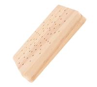 CALLARON Boîte De Rangement De La Tête De Meulage Organisateur De Bits Porte-outil De Stockage D'embouts Stockage De Forets Support De Forage Support Porte-outils Peu Porte-foret Beige Bois
