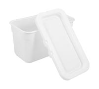 CALLARON Boîte de Rangement pour Dosettes de Lessive en Pp Blanc 60 avec Couvercle, Design Élégant et Utilisation Polyvalente pour Buanderie Organisée
