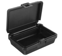 CALLARON Boîte de Rangement pour Outils Petite Noire en Plastique Robuste et Pratique, Étui Étanche Portable pour Camping et Navigation