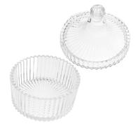 CALLARON Bonbonnière En Verre Bocal En Verre Ancien Pot De Bougie Vide Plat à Bijoux En Verre Pots De Fabrication De Bougies Pots De Bonbons En Verre Transparent Un Verre