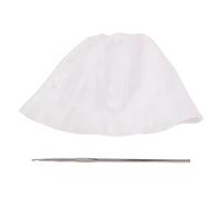 CALLARON Bonnet de Coiffure Cercles Faciles pour Mèches avec Aiguilles en Silicone Réutilisable pour Coloration des Cheveux pour Salon et Barber Shop