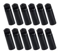 CALLARON Bouchons en Caoutchouc Noir Solide Anti-poussière Lot de 12 pour Robinet de Bière pour Utilisation Cuisine et Bars