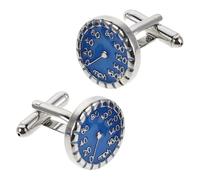 CALLARON Boutons de Manchette French Cuff Racing pour Homme Design Compteur de Vitesse Métallique Accessoires Élégants pour Costume Professionnel et Mariage