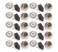 CALLARON Boutons de Sécurité Accessoires Couture Pratiques en Plastique et Acier Inoxydable Prévention Anti-regard Lot de 20 Design Élégant et Délicat pour Vêtements pour Femmes