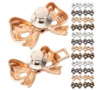 CALLARON Boutons D'extension de Taille en Alliage 16 Pcs Clips pour Jeans, Pantalons, Shorts sans Couture, Réglables, Résistants la Chaleur, Lot Mixte Doré, Argenté, Gunmetal et Bronze,