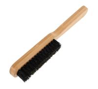 CALLARON Brosse à Barbe Et Cheveux Poils De Sanglier Brosse De Toilettage Pour Homme Avec Manche Bois