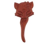 CALLARON Brosse à Cheveux Forme De Renard Peigne Bois Fait Main Massant Le Chevelu Antistatique Pour Hommes Et Femmes Voyage