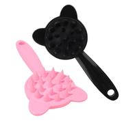 CALLARON Brosse de Nettoyage Cuir en Silicone 2Pcs Masseur Doux Ergonomique et Hommes Bain Gommage et Massage Cuir