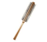 CALLARON Brosse Ronde Pour Brushing Coiffante, Petite Taille, Dents En Nylon Picots Ronds, Coloris Brun Foncé, Pour Femmes Et Hommes, Coiffage Quotidien Et Voyage