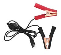 CALLARON Câble SAE Pinces Crocodile en Cuivre et Gaine PVC 1m pour Démarreur de Batterie Voiture, Rallonge Pratique et Connexion Sécurisée pour Chargeur de Batterie Solaire