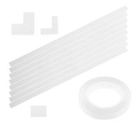 CALLARON Cache-câble Mural Blanc en Plastique Résistant au Feu, Installation Simple, pour Cacher Les Câbles Audio et TV, Kit de Gestion de Câbles pour Support Mural