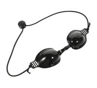 CALLARON Cache-œil Multifonctionnel Noir Protection Oculaire Légère En Pu Ergonomique Pour Soins Peau Adapté Ipl Intérieur Extérieur