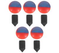 CALLARON Cache-trou de Robinet D'évier Cuisine Installation Facile en ABS avec 5 Vis et Clé Lot de 5 Pièces pour Cache Poignée de Robinet Chaud et Froid