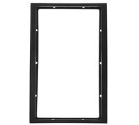CALLARON Cadre D'autoradio 2din en Abs Noir Protection de Tableau de Bord, Installation Professionnelle Solide pour Accessoires Voiture Tuning Élégants