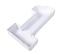 CALLARON Cadre de Ballon Blanc de Chiffre 1 en PS pour Décoration Shower et Anniversaire de Bébé, pour Garçons et Garçon et Filles