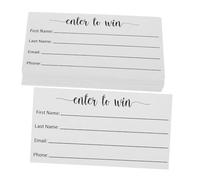 CALLARON Cartes de Tombola Billets de Tirage Sort Vierges en Papier Multi-usages Pliables 100 pour Événements et Fonctions Scolaires pour Vote et Inscriptions