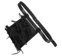 CALLARON Ceinture en Cuir Noir pour Katana Design Simple, Pratique pour Transporter 3 Lames, pour Rangement et Usage Quotidien