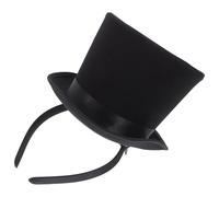 CALLARON Chapeau Haut de Forme Noir pour Fête et Spectacle Accessoire Léger et Feutre Décoration de Carnaval et Cosplay Confortable et Résistant pour Adultes