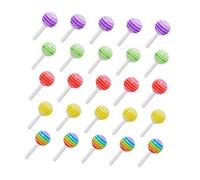 CALLARON Charms Pour Ongles De Bonbons 25 Pièces Lot 3d Fantaisie Multicolore Décors De Manucure Pour Salon Nail Art Fêtes Carnaval
