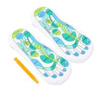 CALLARON Chaussettes De Réflexologie Acupression Pour Hommes Et Femmes Confortables Et Respirantes Conception Élastique Pour Maintien Soulagent Tensions Et Améliorent La Circulation