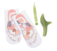 CALLARON Chaussettes De Réflexologie Pour Outils Acupression Design Simple Motifs Points Acupuncture Améliorer La Circulation