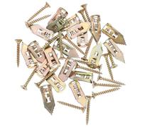 CALLARON Chevilles D'ancrage à Percussion en Métal pour Plaques de Plâtre, Vis D'expansion Résistantes la Déformation, Fixation Plafond et Décoration, Lot de 20 Set de Set de Pièces