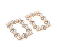 CALLARON Clips De Chaussures Avec Cristaux Et Imitation Nacrée Accessoires Décoratifs Détachables Pour Talons Hauts Charms Élégants Pour Mariage Et Événements Spéciaux