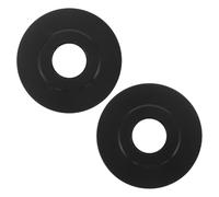 CALLARON Clips de Fixation de Roulette pour Fauteuil Roulant en Alliage d'Aluminium Noir Trou 8 MM Lot de 2 Pièces Dispositif de Butée de Roue pour Maintien Sécurisé et Limitation des