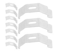 CALLARON Clips de Fixation Kit de Réparation Lot de 10 en Acier Inoxydable 5,2 X 2 Cm Pièces de Rechange Universelles pour Stores Verticaux et Rideaux Transparents pour Stores de Fenêtre