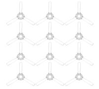 CALLARON Clips de Support pour Abat-Jour 12 Pièces Pinces à Ressort, Accessoires Lumineux à Monter Soi-Même, Petites Tailles pour Lampes de Table et Lampadaires