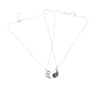 CALLARON Collier Couple Dragon Tai Chi Pendentif Forme de Dragon pour Amoureux Bijoux Uniques pour et Amitié