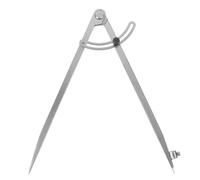 CALLARON Compas de Dessin Technique 30 Cm Aile Réglable et Porte-crayon, Compas Circulaire Précis en Métal Robuste pour Menuiserie et Fournitures Scolaires, Outil de Dessin Polyvalent