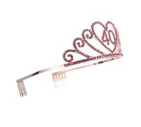 CALLARON Couronne Bandeau La Couronne Décoration Fête Couronne Anniversaire Fourniture Élégante Couronne Décoration De Cheveux Accessoires D'Anniversaire Coiffe De Fête Couronne