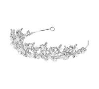 CALLARON Couronne De Cristal En Verre Et Diamants Pour Femmes Bijoux De Cheveux Couronnes De Bal Diadème En Strass Coiffure De Mariée Diadèmes Accessoires De Cheveux De Mariage
