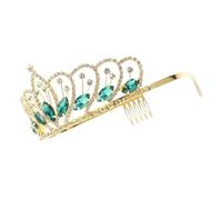 CALLARON Couronne De Diamant Bouquet Jour Du Mariage Mariée Accessoires De Cheveux De Mariée Peignoirs Costume L'Accessoire Pour Robe De Concours Bijoux Tête Or Reine Princesse