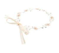 CALLARON Couronne De Fleurs De Mariée Bandeau De Cheveux Avec Marguerites Guirlande Pour Coiffure De Fête Et Photographie
