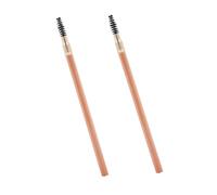 CALLARON Crayons à Sourcils 2 Pièces Double Embout Avec Pinceau Brosse 02 Brun Café Et 05 Gris Café Imperméable Longue Tenue Maquillage Naturel