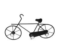 CALLARON Crochet de Rangement Noir en Fer pour Vélo et Clés, Style Rustique Simple, Maison Salon, Support Mural Pratique et Robuste