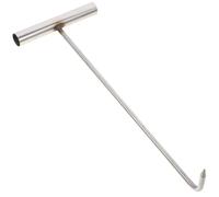 CALLARON Crochet en Acier Inoxydable Robuste de T, Lève-couvercle de Plaque D'égout 40 Cm, Outil de Levage pour Porte Enroulable, Crochet Épaissi pour Manutention Industrielle