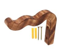 CALLARON Crochet Mural en Bois Naturel Optimisation D'espace Assurée pour Pots de Fleurs Suspendus, Forme Ondulée, Support Robuste et Solide pour Jardin et Patio