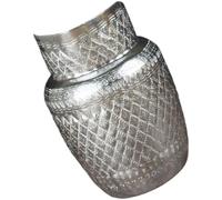 CALLARON Cruche Métallique Argentée Robinet et Couvercle, Poignée Confortable, Protection Thermique, pour Restaurant ou Café, Distributeur de Boissons Polyvalent