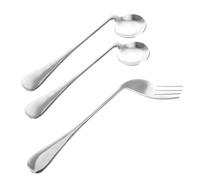 CALLARON Cuillères Coudées Pour Personnes Âgées Ustensiles Alimentation Pour Patients Vaisselle Facilitant La Prise De Repas