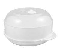 CALLARON Cuiseur Vapeur -ondes avec Couvercle Transparent pour Vapeur Rapide et Saine Plusieurs styles Panier Égouttoir Pratique Rond en Plastique Blanc Plusieurs styles