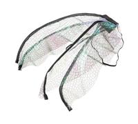 CALLARON de Libellule Demi Bord Noir pour Costume de Fée Accessoire de Cosplay Animal pour de Fête pour Bals et à Thème