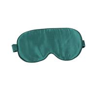 CALLARON de Sommeil Soie Naturelle Confortable et Cache Yeux Lumière pour Hommes et Femmes Design pour Sommeil Réparateur Maison ou Voyage Couleur Vert Foncé