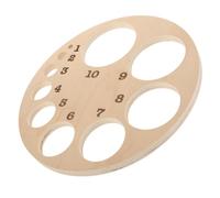 CALLARON Dilatation Cervicale Planche en Bois Beige Réutilisable pour Étudiants en Écoles Médicales et Lieux d'Enseignement Montrant Clairement les Changements Cervicaux