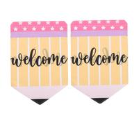 CALLARON Drapeau de Jardin Rentrée Scolaire, Lot de 2 Pièces en Polyester, Pliable Rangement Pratique, Décoration Extérieure Colorée pour Enseignants et Événements Annuels